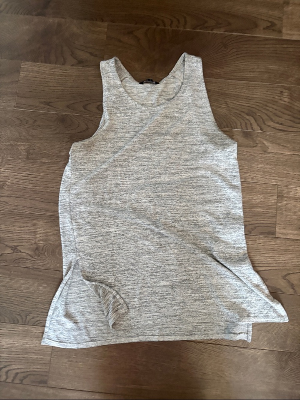 Women’s Sleeveless Heathered Tank Top - Gray